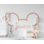 Adhésif décoratif de grandes oreilles de souris, décor de tête de lit pour enfants, autocollant mural bohème, autocollant de tête de lit, décoration murale de chambre de bébé 225LU