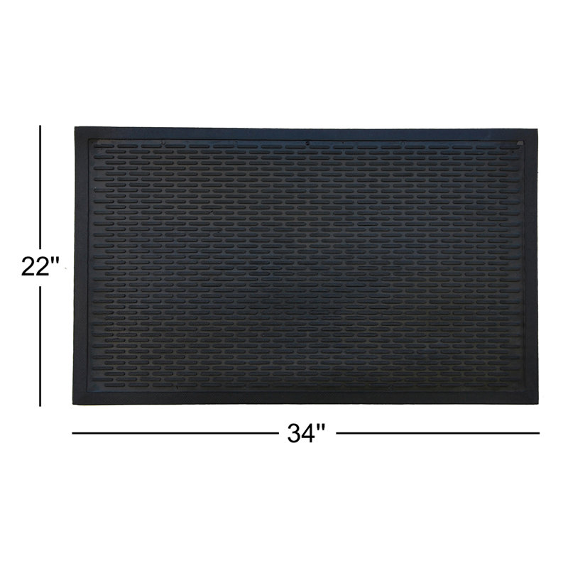 Tapis d'extérieur antidérapant Tudor City, Rectangle 1 pi 10 po x 2 pi 10 po