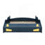 Lit plateforme double en forme de voiture de course avec roues et rangement, bleu foncé et jaune-1111233829-1111233848