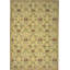 Hand-Knotted High-Quality Gold and Green Area Rug