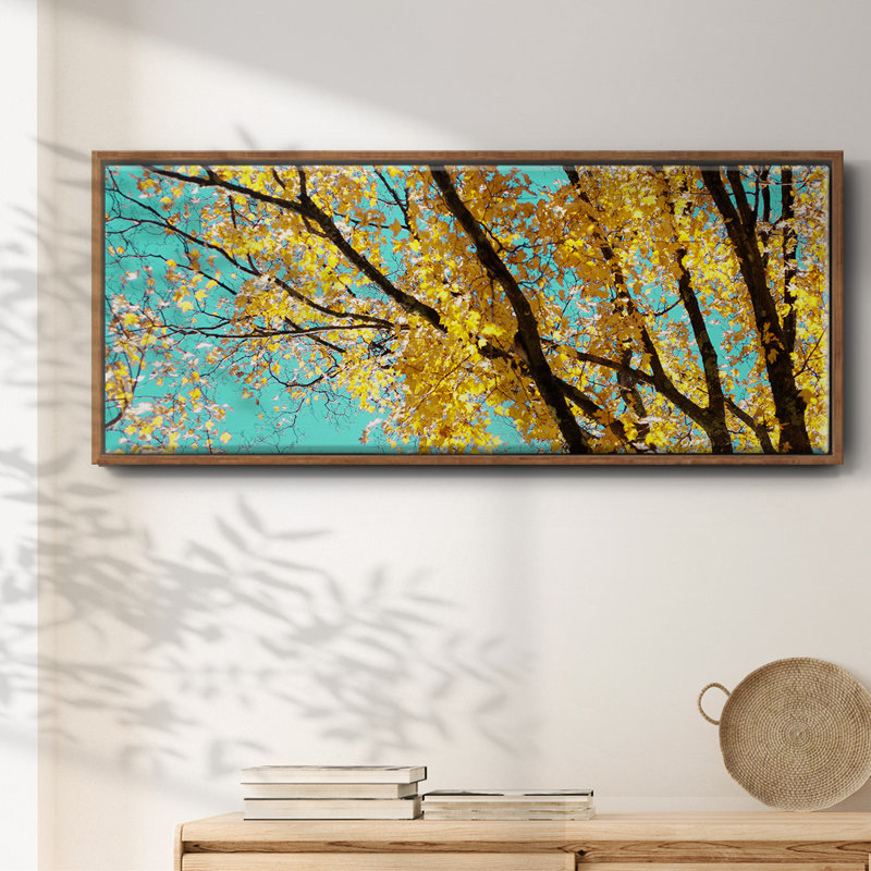 Tapisserie d'automne IV - toile encadrée, H 12 po x l 30 po