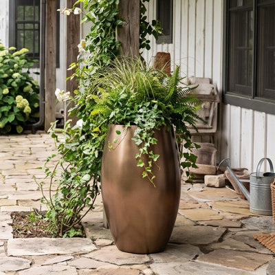 Pot à fleurs en résine Elonga