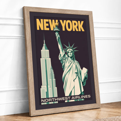 Postcard From Vintage New York Art Deco - Print