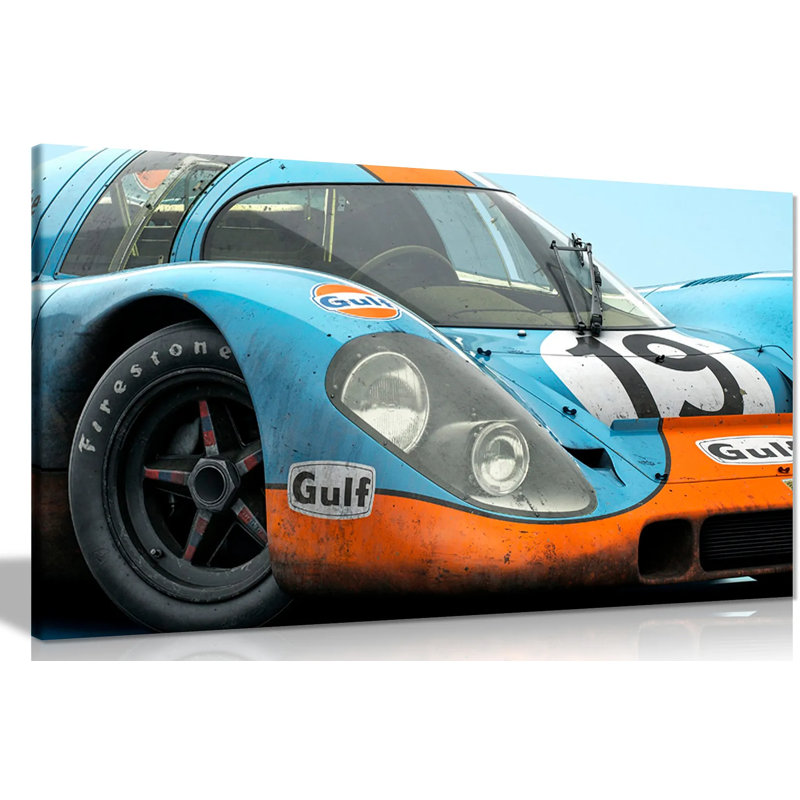 Porsche Le Mans 917 - Wrapped Canvas Print