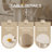 Pearlena 55.11" Modern Rectangle Cream White Dining Table Set with 6 Chairs for Kitchen, Bar, Living Room-539561009-537194695