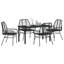 Rectangular 5 - Piece 4 - Person 160Cm L Outdoor Table Set-1940708389