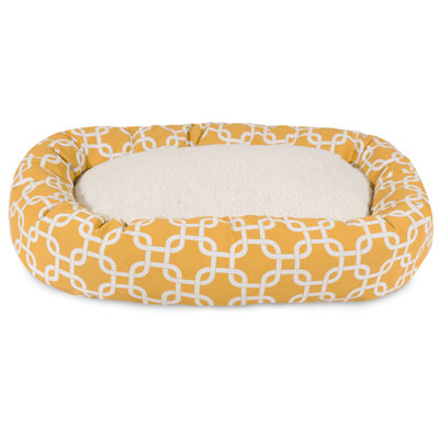Links Geometric Polyester Pet Bed