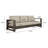 Hoyt 92.52” Outdoor Aluminum 3-Seater Sofa-786084014-799072938