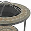 Brava Steel Wood Burning Fire Pit Table