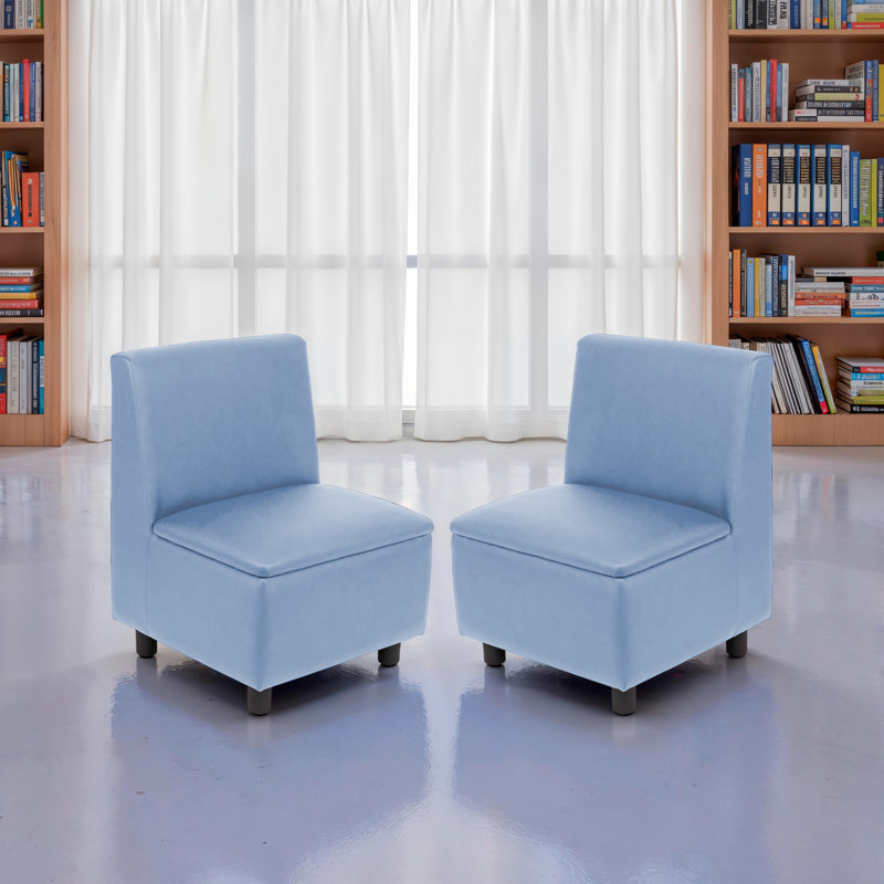 Ensemble de 2 chaises modulaires Kid Comfort - bleu poudre, Bleu poudre