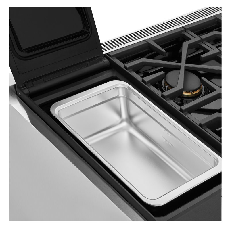 36-Inch Dual-Fuel Pro Range With Steam-Combi Oven And Griddle