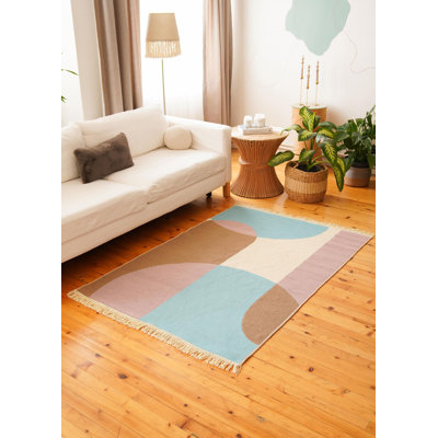 Vaxholm Geometric Hand Woven 120cm X 180cm Area Rug