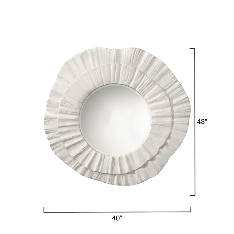 Millstone Resin Round Wall Mirror