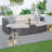 Savanah 4 Piece Rattan Sofa Seating Group with Cushions