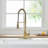 PENGFANG WORLDWIDE LLC Pull Down Touch Kitchen Faucet-84898095