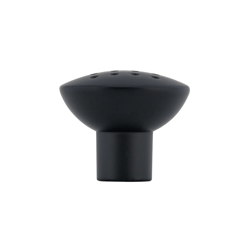 Expression 1 5/16" Diameter Mushroom Knob, Matte Black