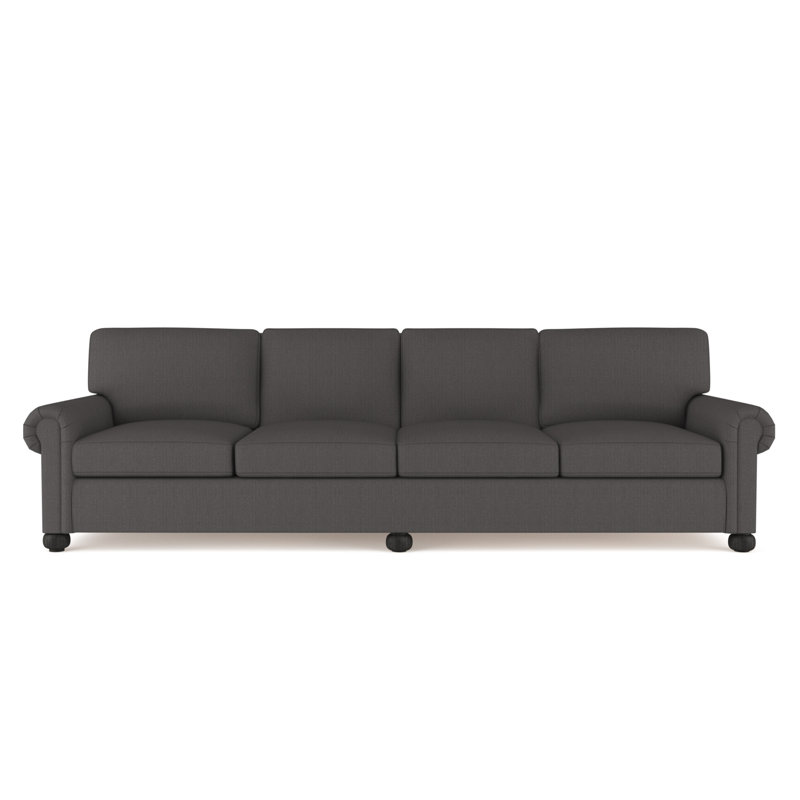 Leroy Sofa, 36" H x 120" W x 49" D, Pumice Velvet 
