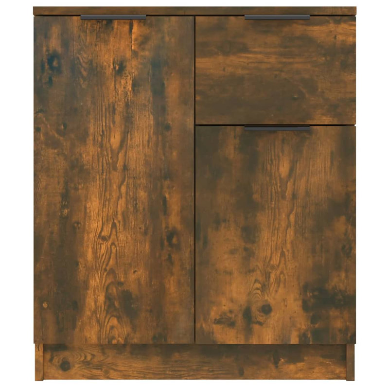 Jordano 1 -Drawer 2 -Door Accent Chest, Smoked Oak