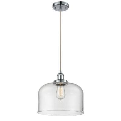 Pamelia 12" W 1-Light Dimmable Mini Pendant