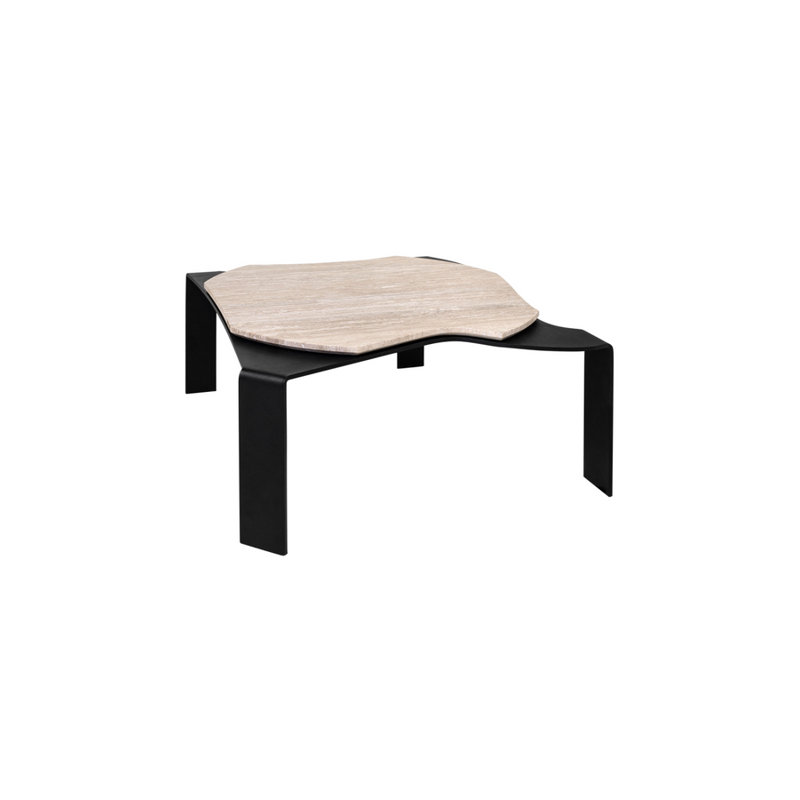 Table basse Moon, Brun