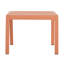 2 chaises d'appoint et table basse, brun abricot, revêtement doux et robuste, éponge haute à assemblage simple, installation rapide luxueuse