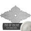 Médaillon de plafond classique Endurathane, diamètre extérieur de 41 1/8 po x P 4 po x P 2 1/8 po (convient aux auvents jusqu'à 5 1/2 po), finition tortue peinte à la main-28584196