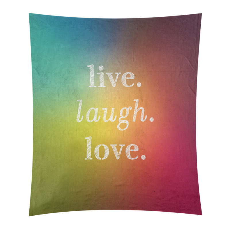 Polyester Tapestry, 60" H x 51" W, Rainbow