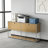 Modern Modular Metal Storage Cabinet with Adjustable Shelves, Multipurpose Office Storage Organizer with Soft-Close Doors, Heavy-Duty Steel Cabinet for Home Office, Living Room, Entryway or Kitchen-123176088
