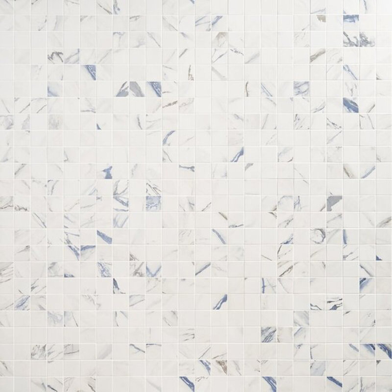 Calacatta Azur 2X2 Matte Porcelain Mosaic