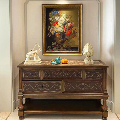 Armoire française en bois massif