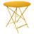 Bistro Round Metal Folding Outdoor Bistro Table With Umbrella Hole , in. W in. D-86001421-86001411