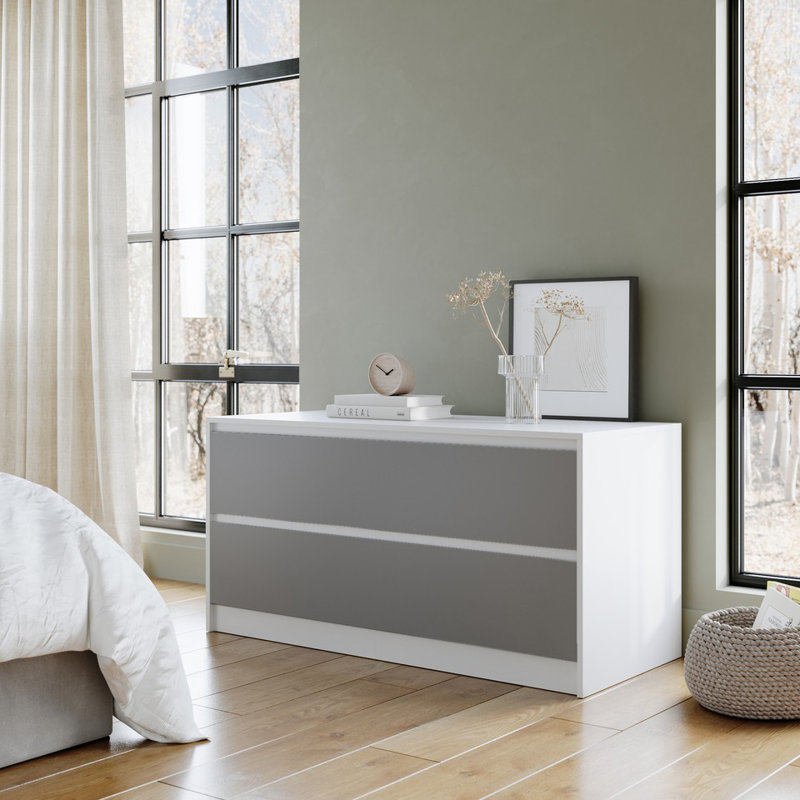 Rectangle Accent Chest, White