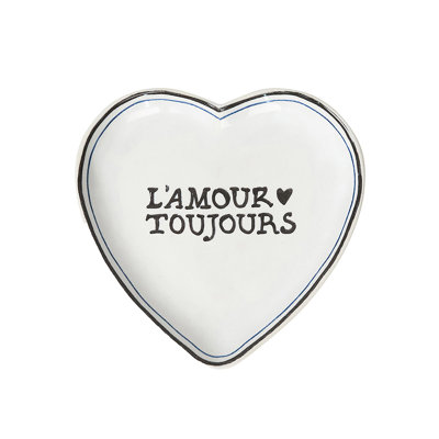 L'amour Toujours 7" Heart Tray