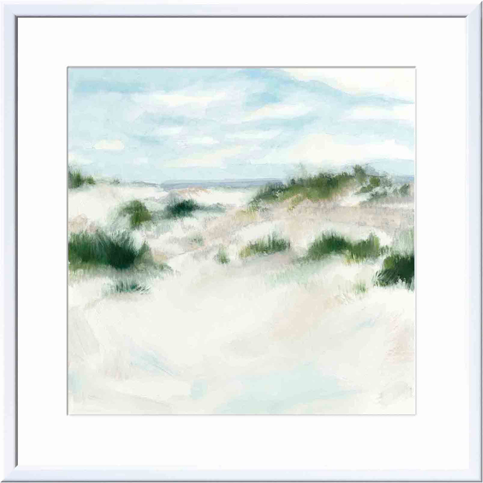 White Sands I by Megan Meagher, Black, 20"H x 20"W