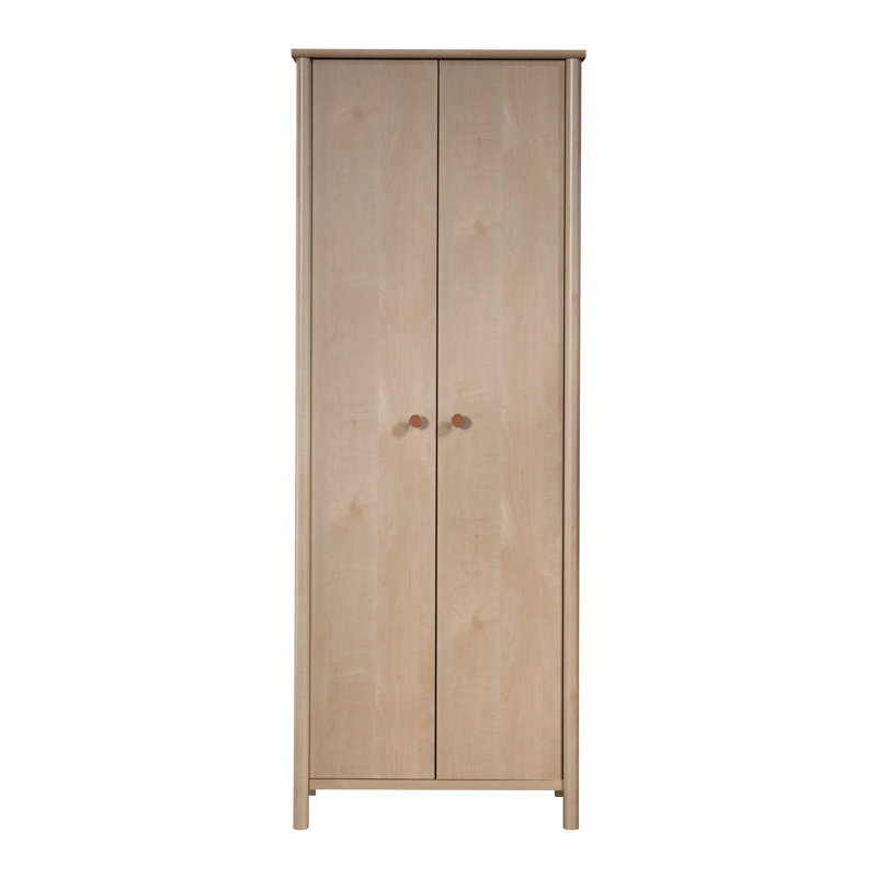 Cosmas 27.09'' Wide 3 - Shelf Storage Cabinet, Natural Maple