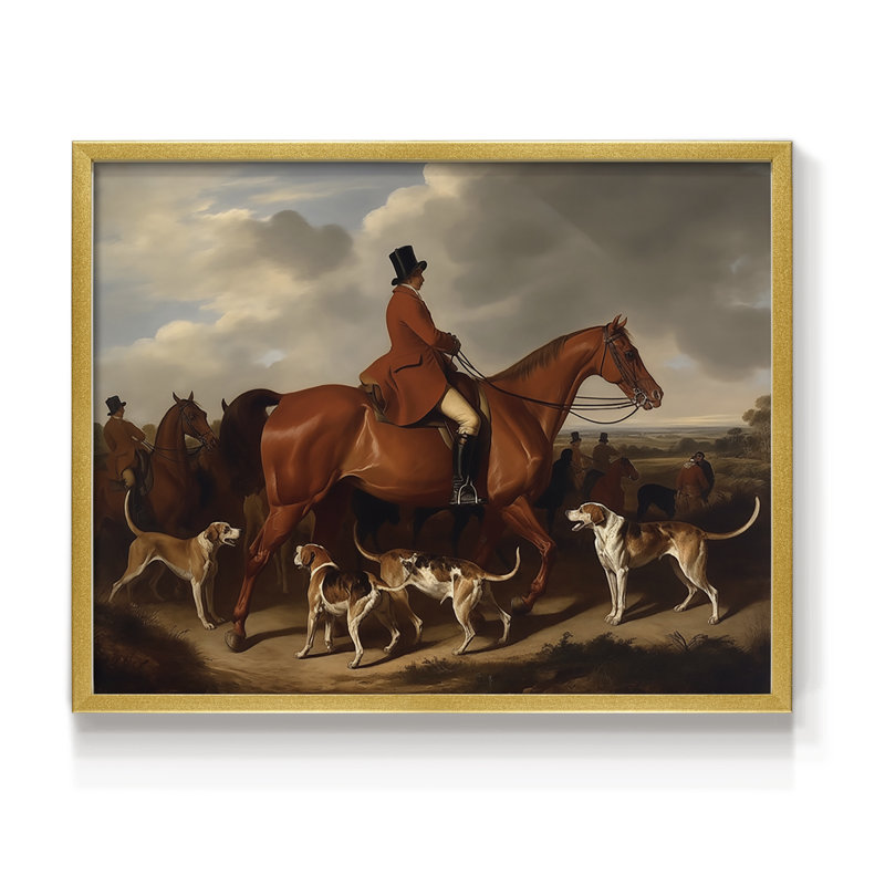 Wildlife Series-LXV -Framed Print - Restickable, 8" H x 10" W, Gold
