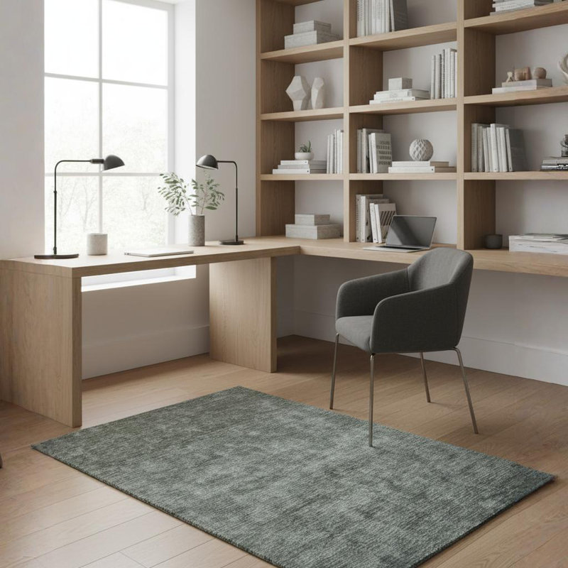 Glittero Green Area Rug, 5' x 7'6"