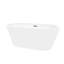 Baignoire de trempage autoportante en acrylique 67 po. X 32 po.-83845848