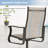 5-Piece Waterproof Patio Dining Set – Outdoor Rectangular Table & 4 Padded Swivel Chairs-17071145