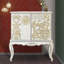 Console rectangulaire en bois manufacturé blanc massif-274526241