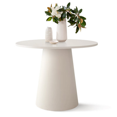 Agne 35" Round Pedestal Dining Table