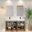 Meuble-lavabo moderne 60 po (doit inclure le meuble-lavabo et le lavabo) avec rangement