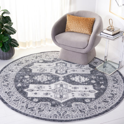 Tapis gris / gris foncé Gracie-Lou 660