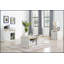 Table de salon de style rustique antique 1pc avec table basse et tiroirs