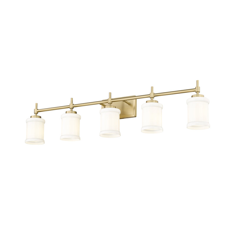 Cadoc 5 Light Vanity, Gold
