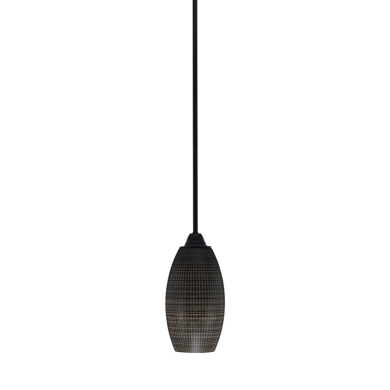 Paramount Stem Hung Pendant, Black