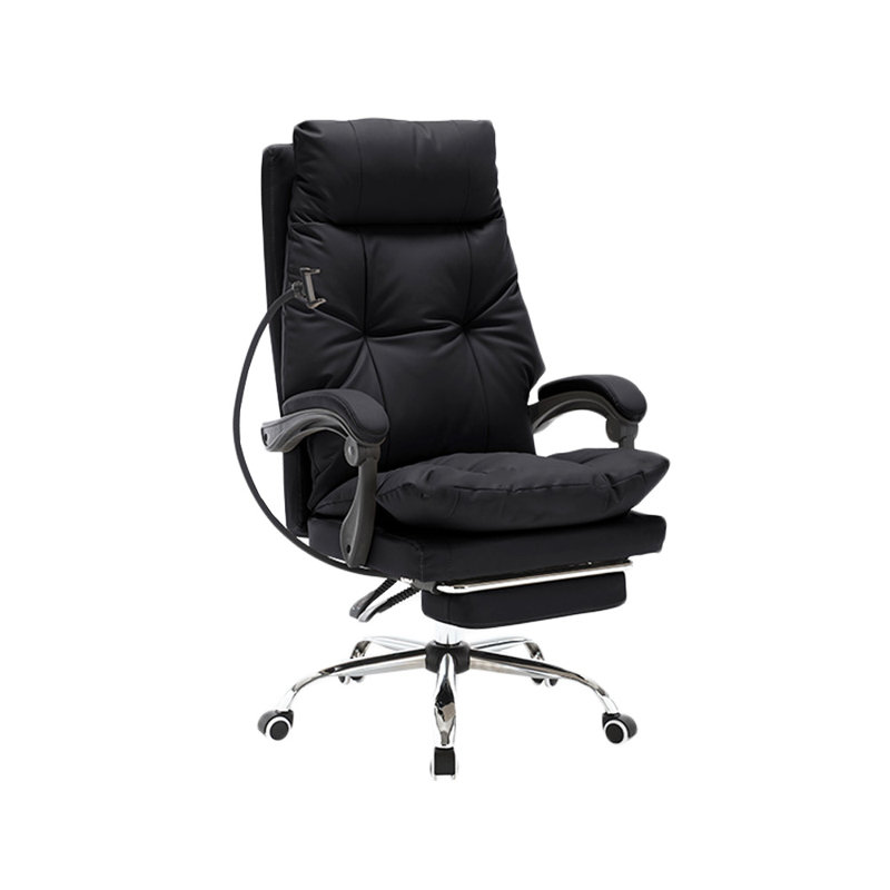 Executive Chair with Headrest, Black