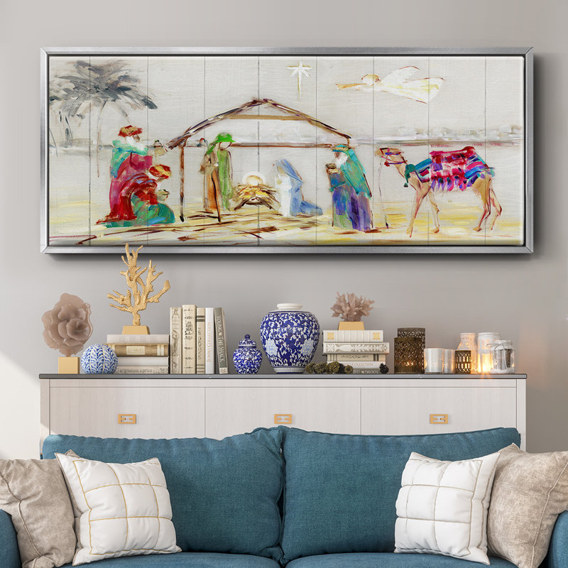 Nativity- Framed Canvas