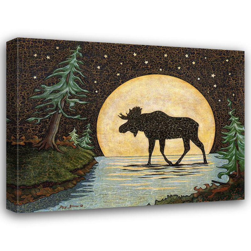 Orignal clair de lune, H 19 po x l 24 po