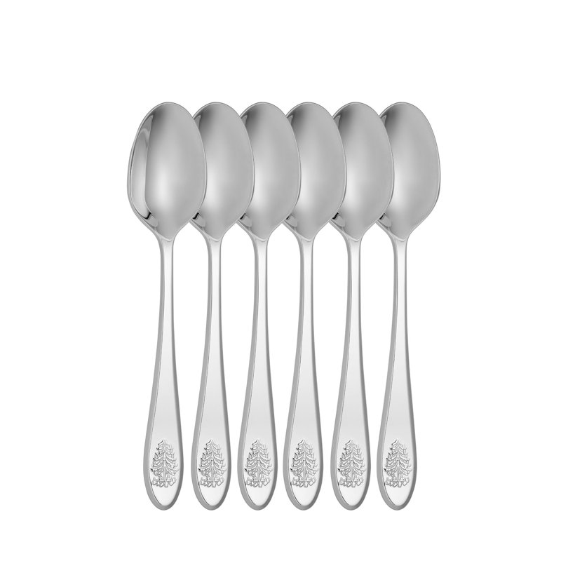 Spode Christmas Tree Cocktail Spoons